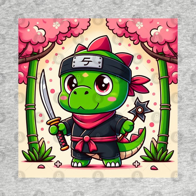 Ninja Dinosaur by Sketchy